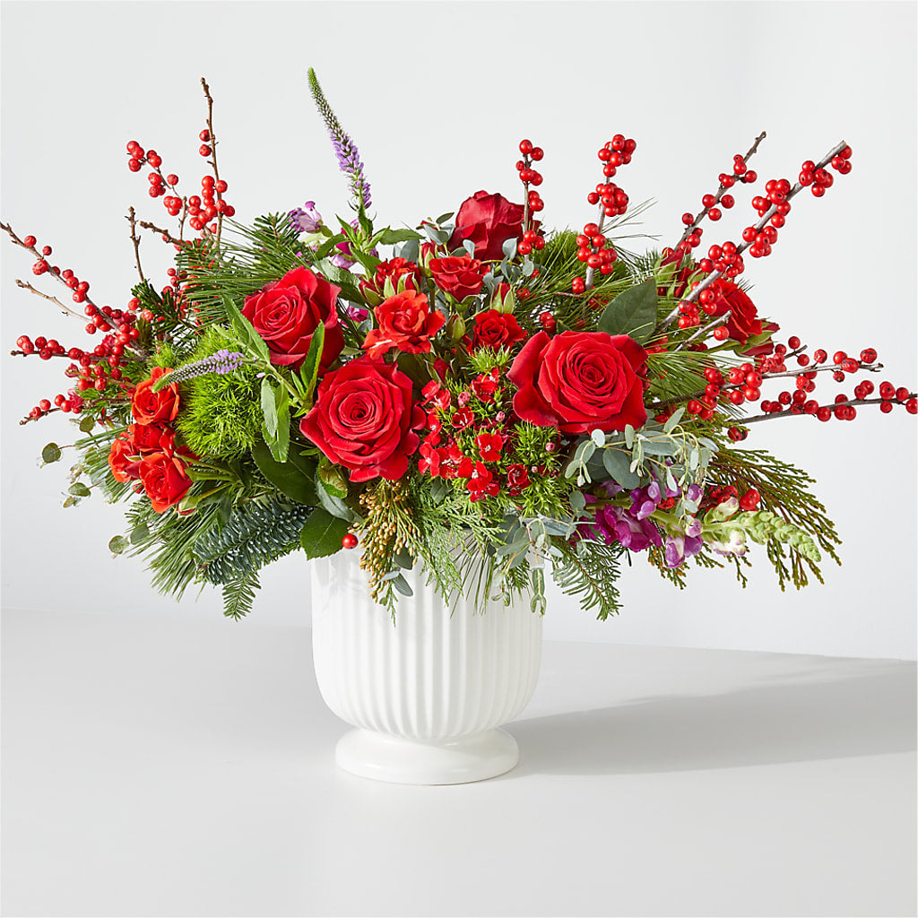 Big Red Bow Bouquet – FORGET ME NOT FLOWERS & GIFTS, Walnut Creek CA