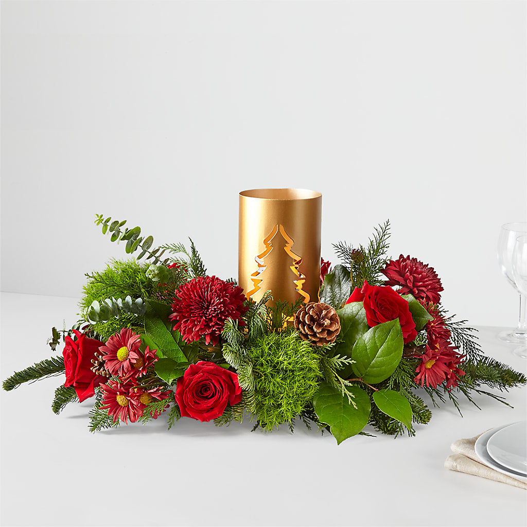 Toast the Season Centerpiece – FORGET ME NOT FLOWERS & GIFTS, Walnut Creek CA
