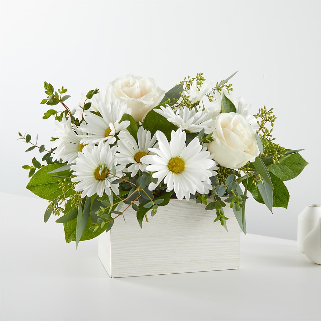 Fresh Linen Box Bouquet – FORGET ME NOT FLOWERS & GIFTS, Walnut Creek CA