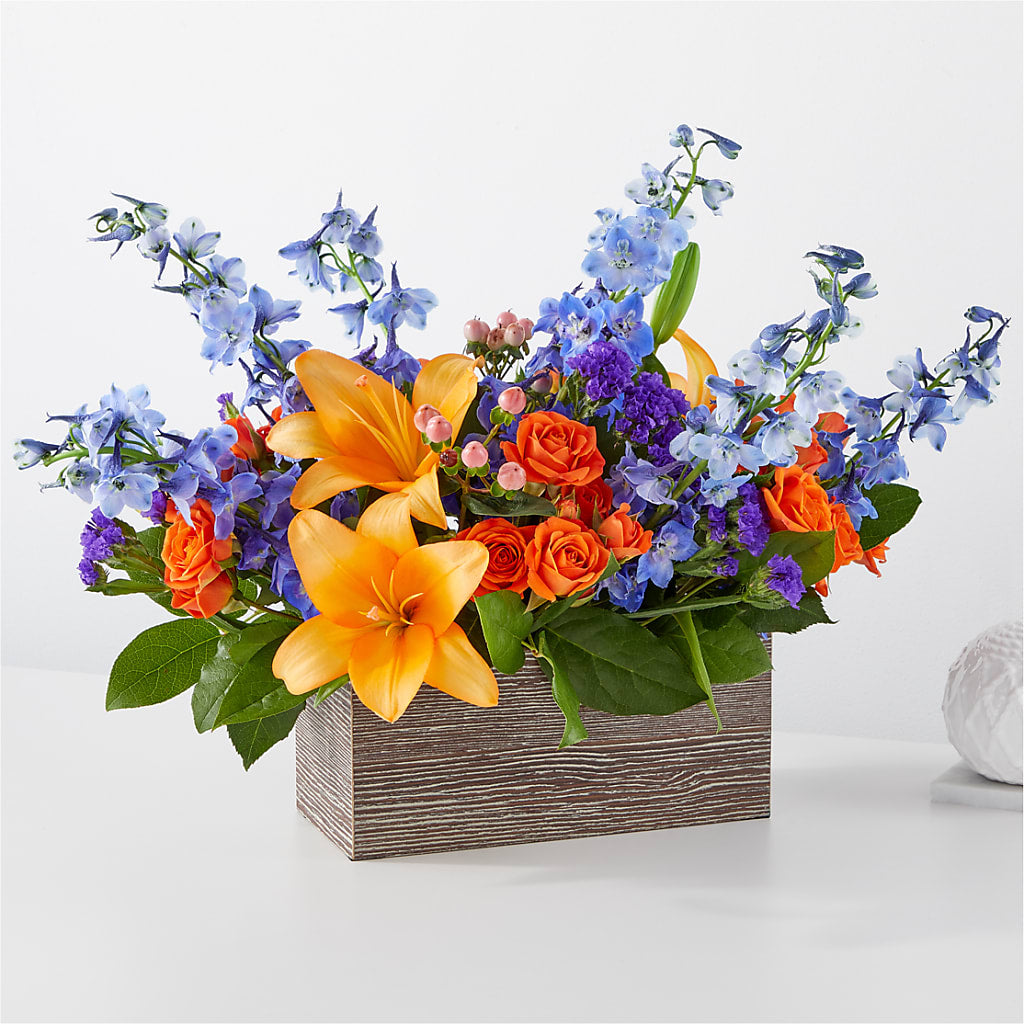 Radiant Citrus Box Bouquet – FORGET ME NOT FLOWERS & GIFTS, Walnut Creek CA