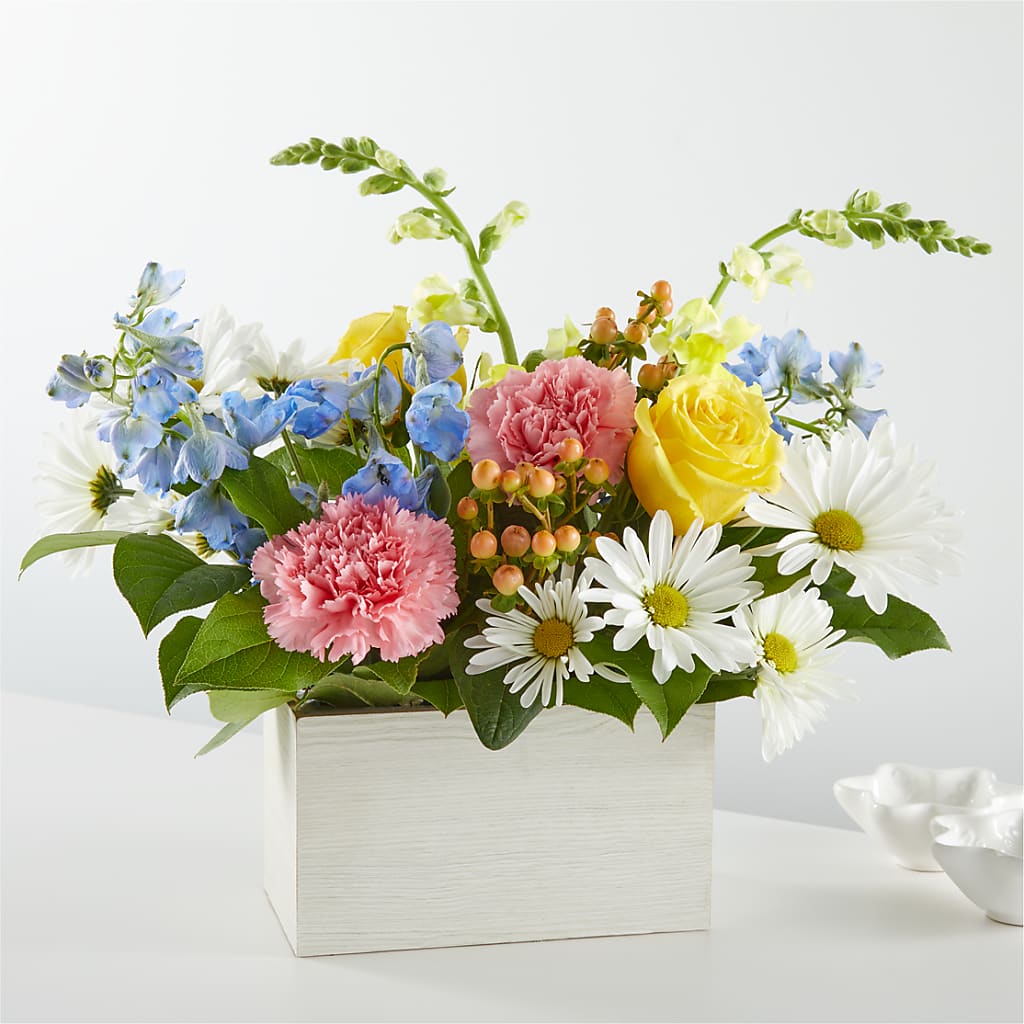 Sun Salutation Box Bouquet – FORGET ME NOT FLOWERS & GIFTS, Walnut Creek CA