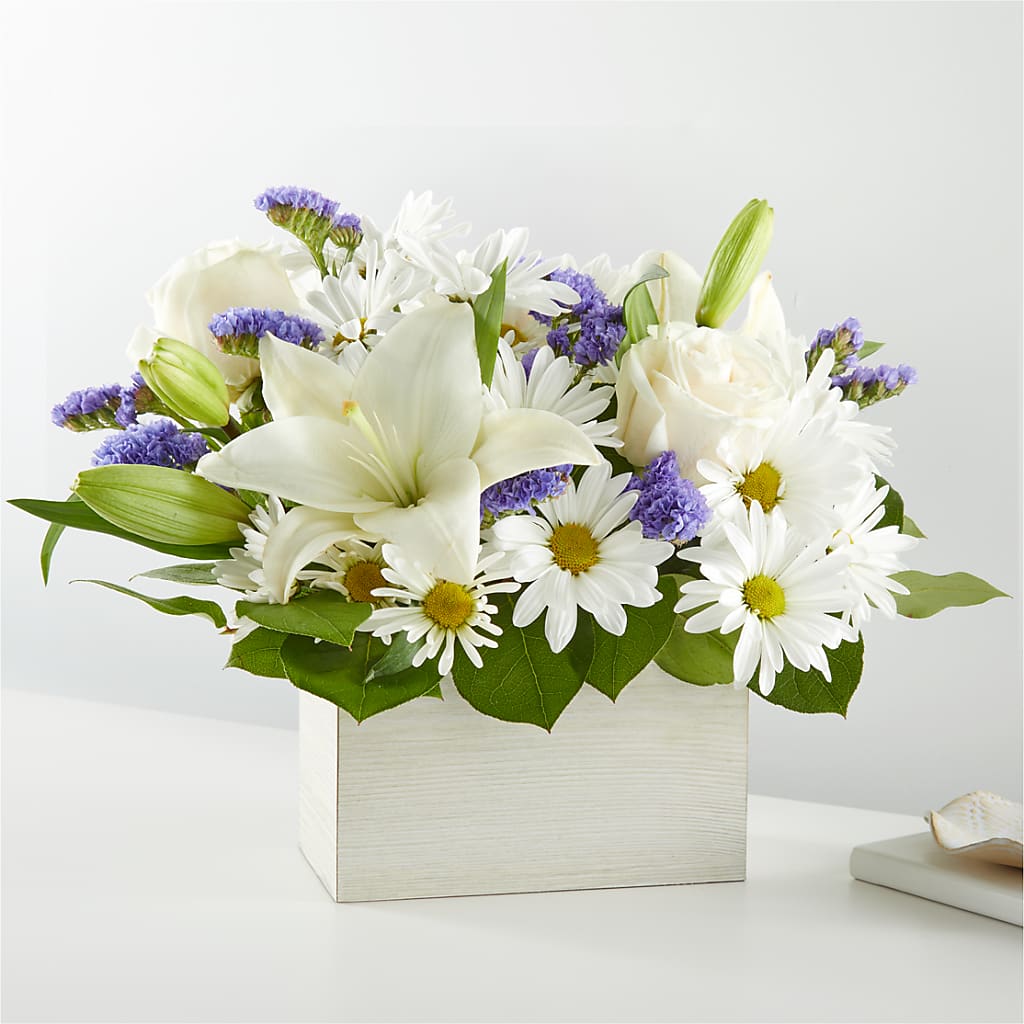 Beyond Blue Box Bouquet – FORGET ME NOT FLOWERS & GIFTS, Walnut Creek CA