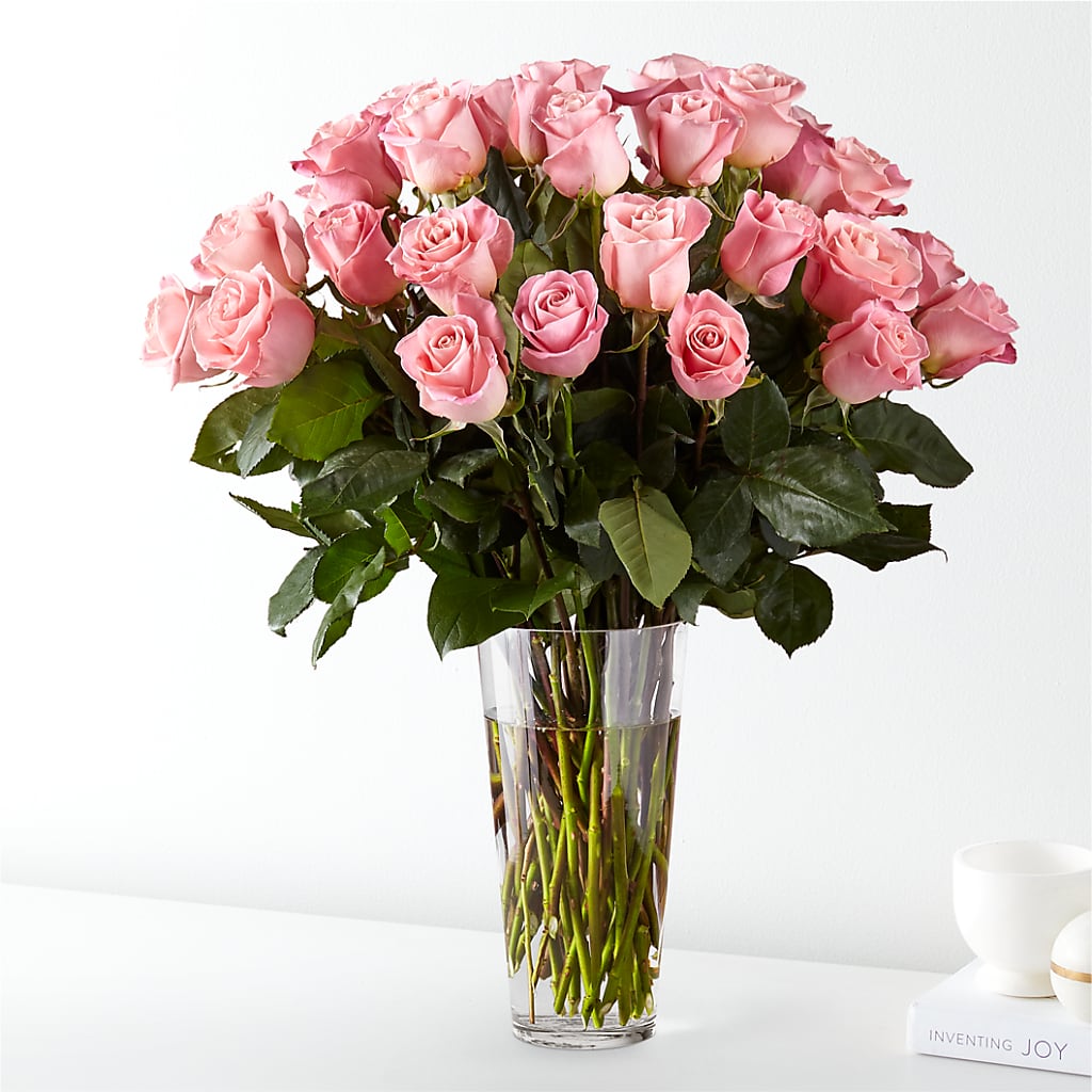 Long Stem Pink Rose Bouquet – FORGET ME NOT FLOWERS & GIFTS, Walnut Creek CA