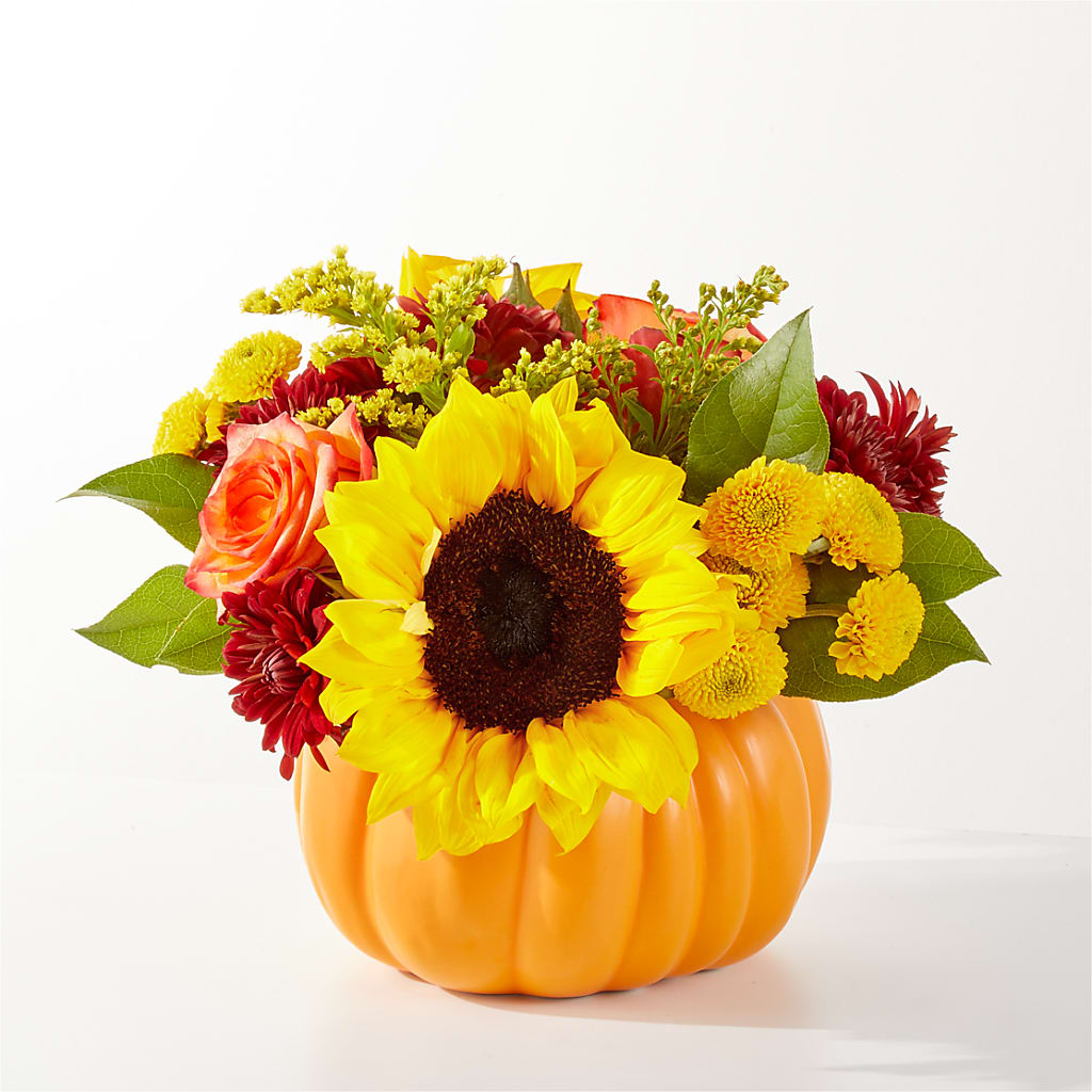 Golden Gourd Pumpkin Bouquet – FORGET ME NOT FLOWERS & GIFTS, Walnut Creek CA