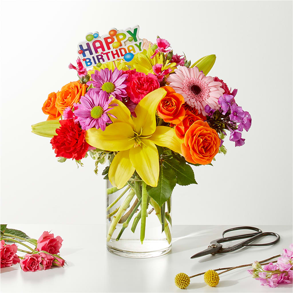 Cue the Confetti - A Florist Original – FORGET ME NOT FLOWERS & GIFTS, Walnut Creek CA