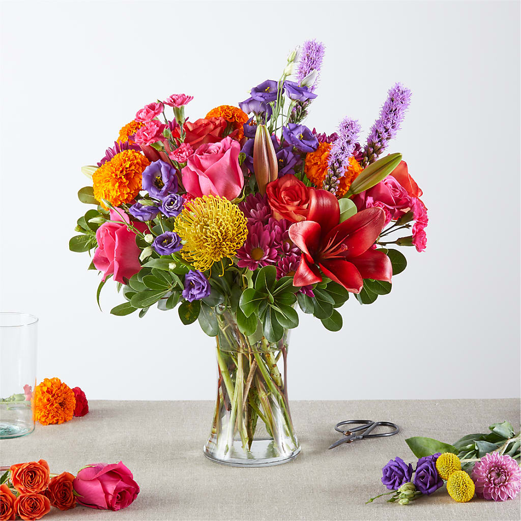Feast of Color – A Florist Original – FORGET ME NOT FLOWERS & GIFTS, Walnut Creek CA