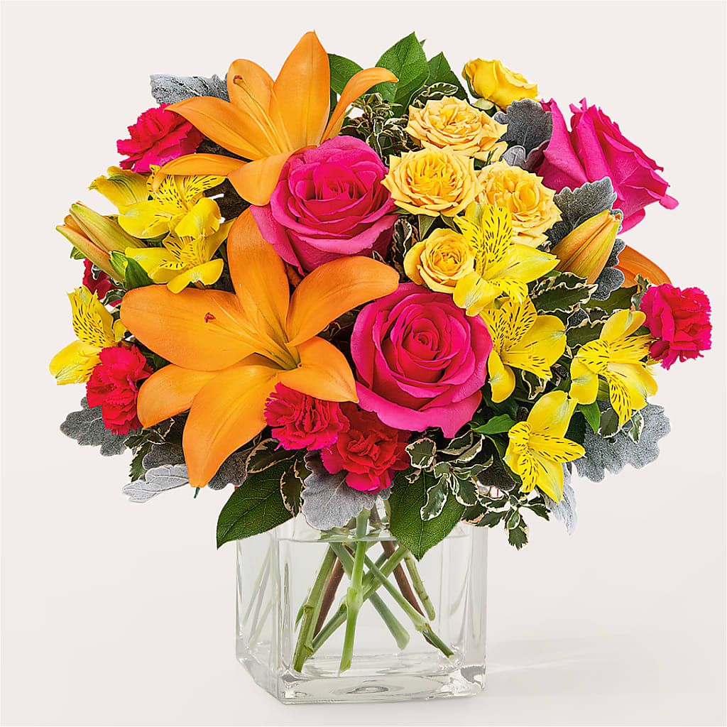 To the Tropics Bouquet – FORGET ME NOT FLOWERS & GIFTS, Walnut Creek CA