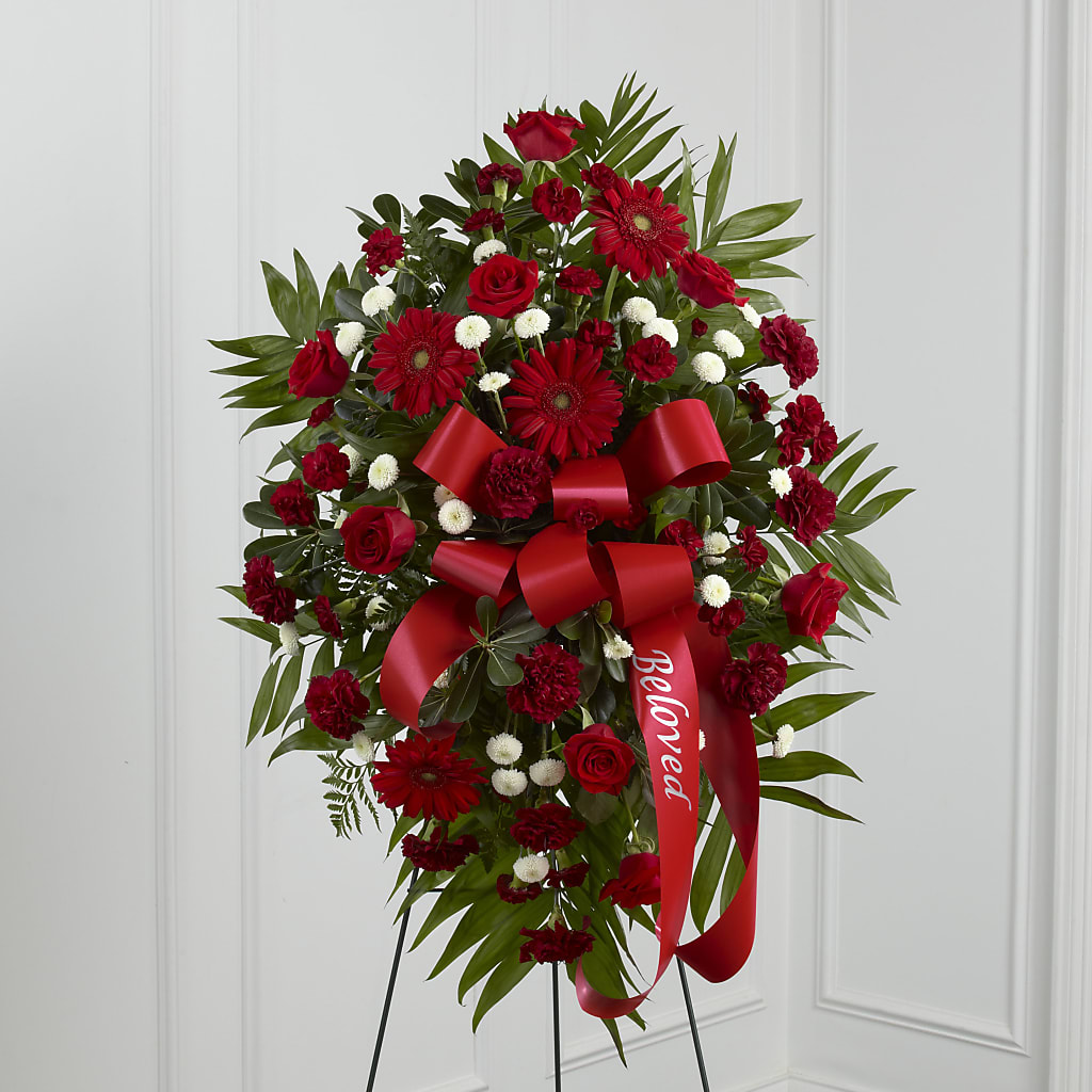 Treasured Memories Standing Spray – FORGET ME NOT FLOWERS & GIFTS, Walnut Creek CA