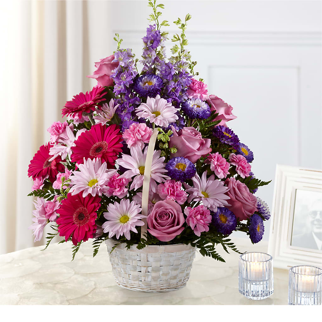 Pastel Peace Basket – FORGET ME NOT FLOWERS & GIFTS, Walnut Creek CA
