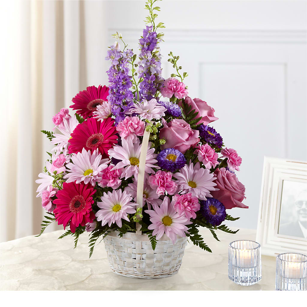 Pastel Peace Basket – FORGET ME NOT FLOWERS & GIFTS, Walnut Creek CA
