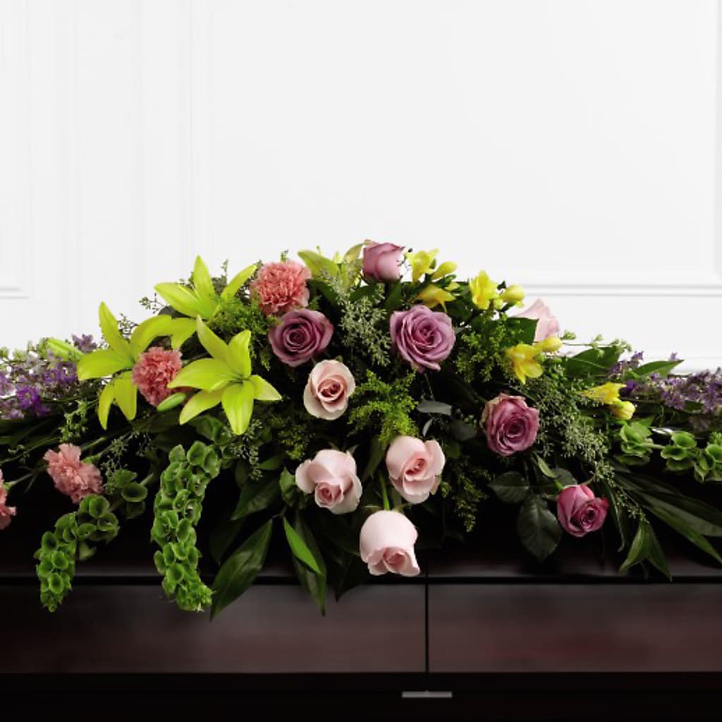 Forever Beloved Casket Spray – FORGET ME NOT FLOWERS & GIFTS, Walnut Creek CA