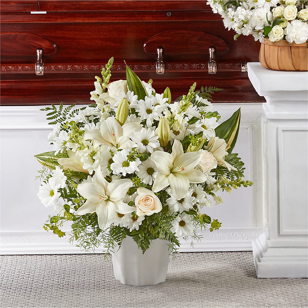 Thoughts of Tranquility Floor Basket – FORGET ME NOT FLOWERS & GIFTS, Walnut Creek CA