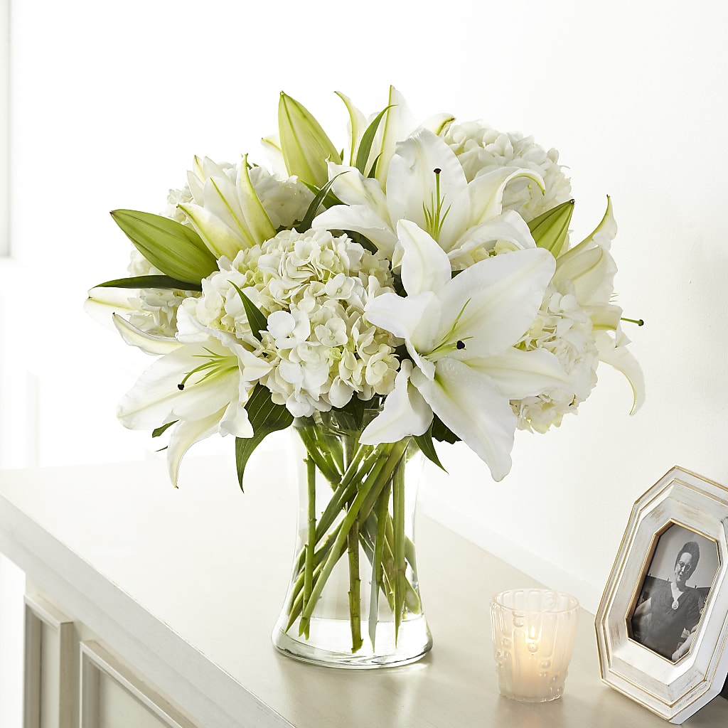 Compassionate Lily Bouquet – FORGET ME NOT FLOWERS & GIFTS, Walnut Creek CA