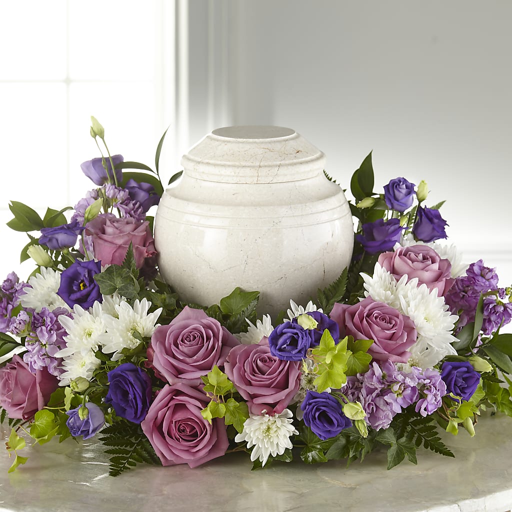 Blooming Sympathy Cremation Adornment – FORGET ME NOT FLOWERS & GIFTS, Walnut Creek CA
