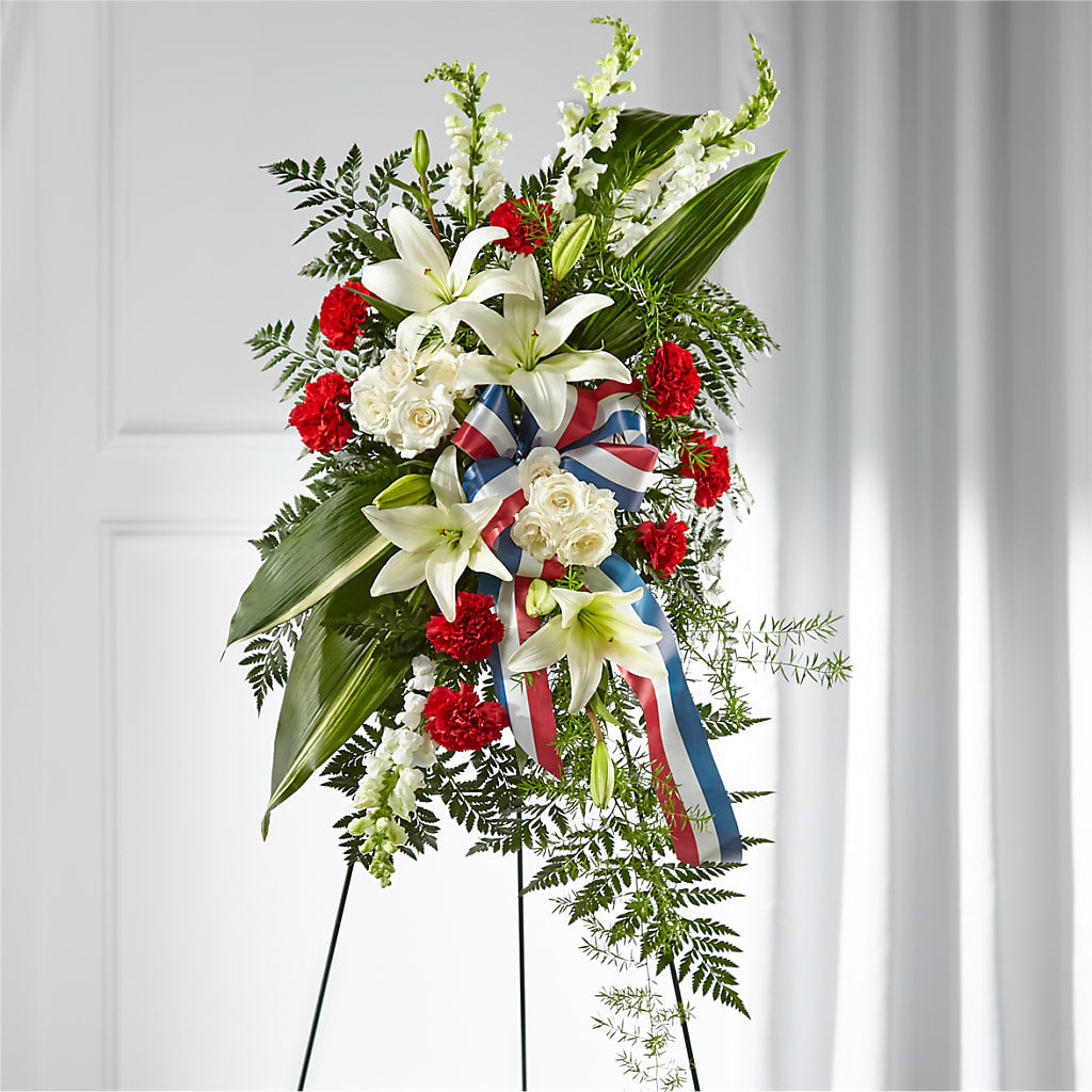Stars of Life Standing Spray – FORGET ME NOT FLOWERS & GIFTS, Walnut Creek CA