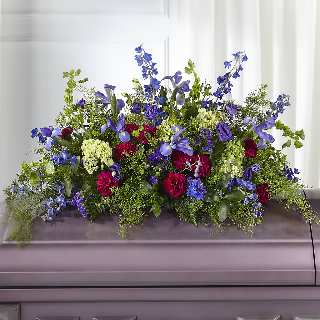 Always Treasured Casket Spray – FORGET ME NOT FLOWERS & GIFTS, Walnut Creek CA