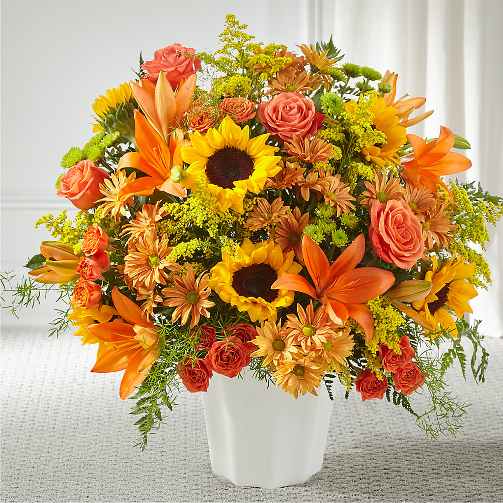Harvest Thoughts Floor Basket – FORGET ME NOT FLOWERS & GIFTS, Walnut Creek CA