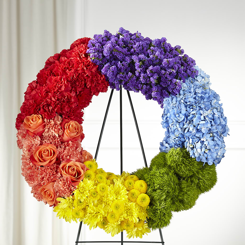 Circle of Love Wreath – FORGET ME NOT FLOWERS & GIFTS, Walnut Creek CA