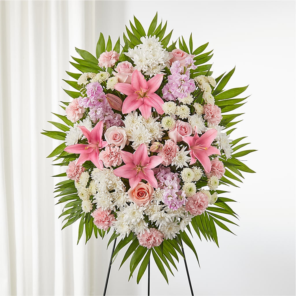 Offering Solace Standing Spray – FORGET ME NOT FLOWERS & GIFTS, Walnut Creek CA