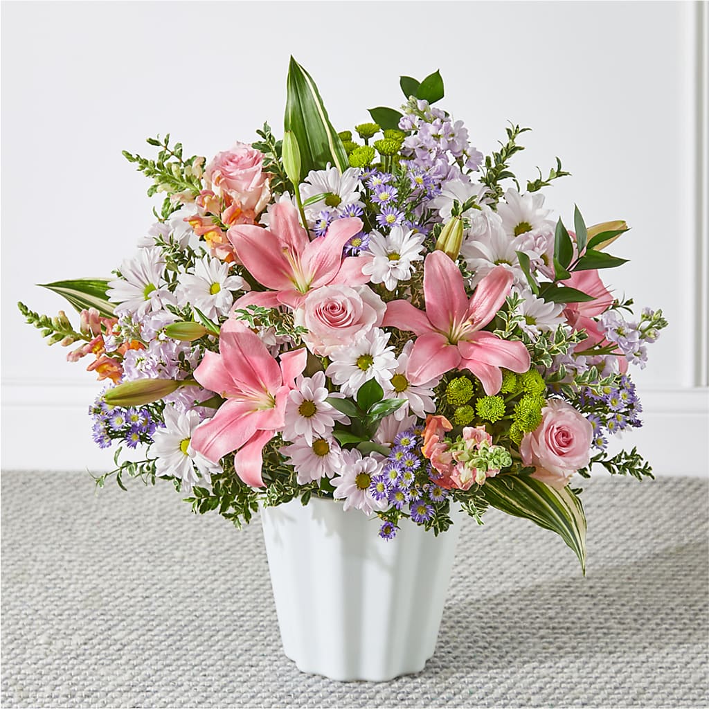 Abundant Compassion Floor Basket – FORGET ME NOT FLOWERS & GIFTS, Walnut Creek CA