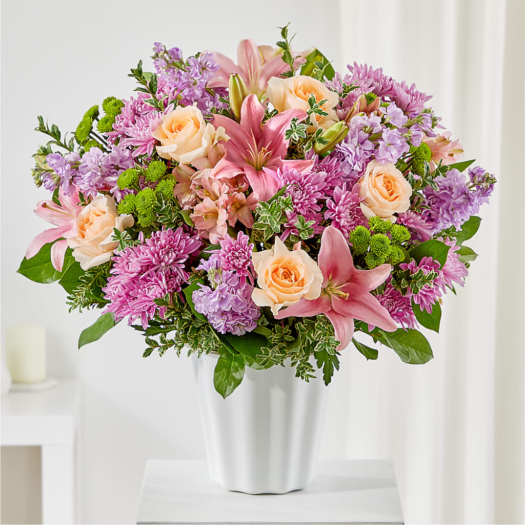 Supportive Embrace Tabletop Basket – FORGET ME NOT FLOWERS & GIFTS, Walnut Creek CA
