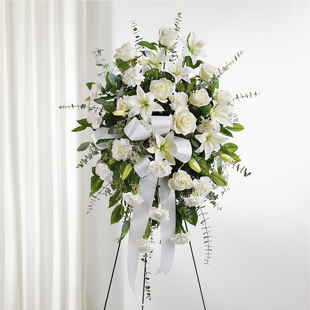 With Care Standing Spray – FORGET ME NOT FLOWERS & GIFTS, Walnut Creek CA