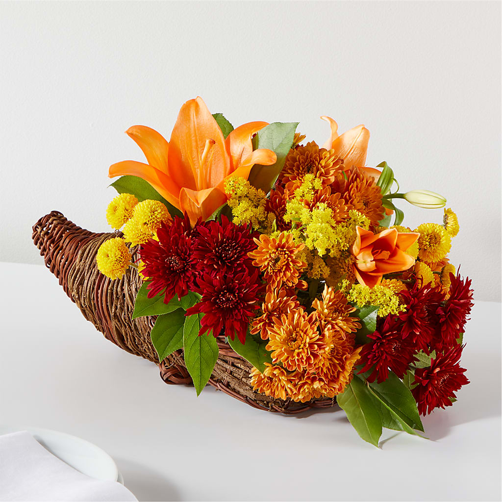 Bouquet of Blessings Cornucopia – FORGET ME NOT FLOWERS & GIFTS, Walnut Creek CA