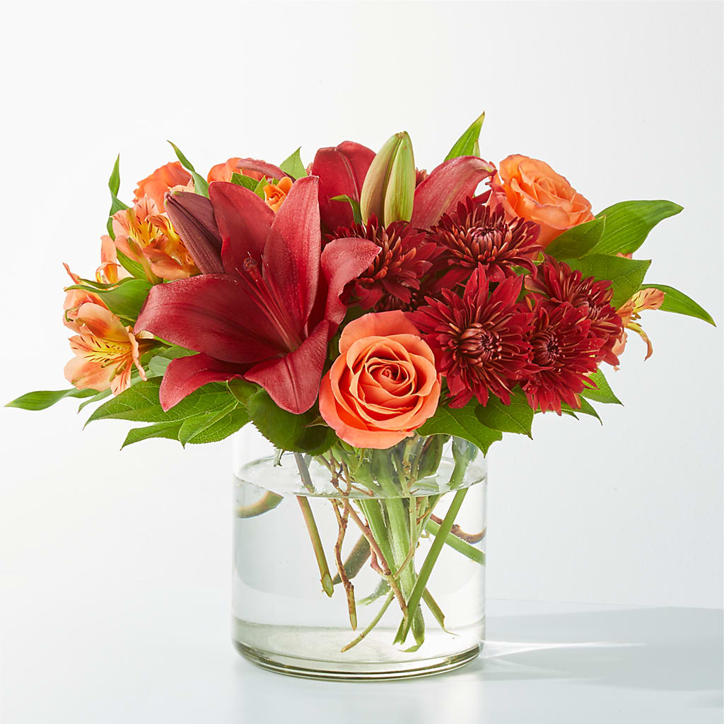 Crimson Leaves Bouquet – FORGET ME NOT FLOWERS & GIFTS, Walnut Creek CA