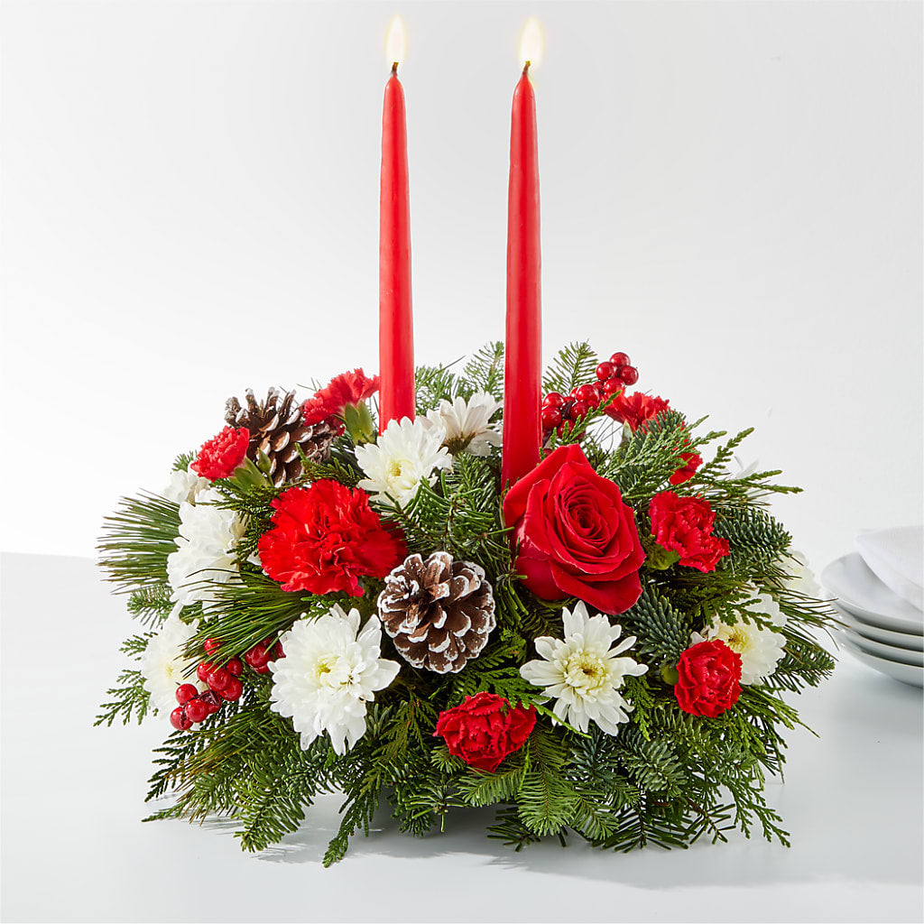 Holiday Soiree Centerpiece – FORGET ME NOT FLOWERS & GIFTS, Walnut Creek CA
