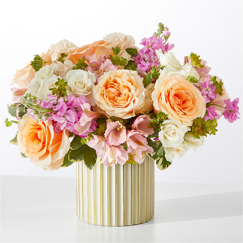 Paradise Bouquet with Ivory Vase – FORGET ME NOT FLOWERS & GIFTS, Walnut Creek CA