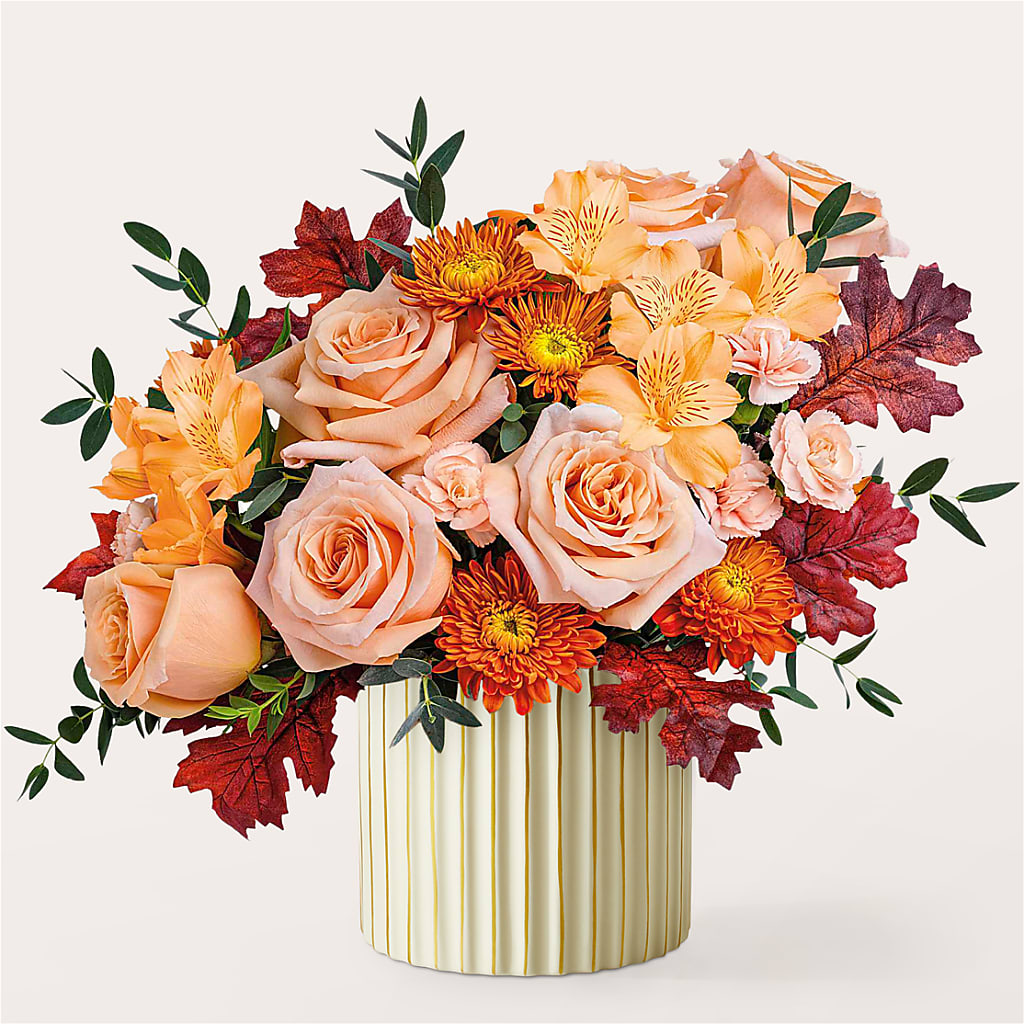 Spiced Latte Bouquet with Ivory Vase – FORGET ME NOT FLOWERS & GIFTS, Walnut Creek CA