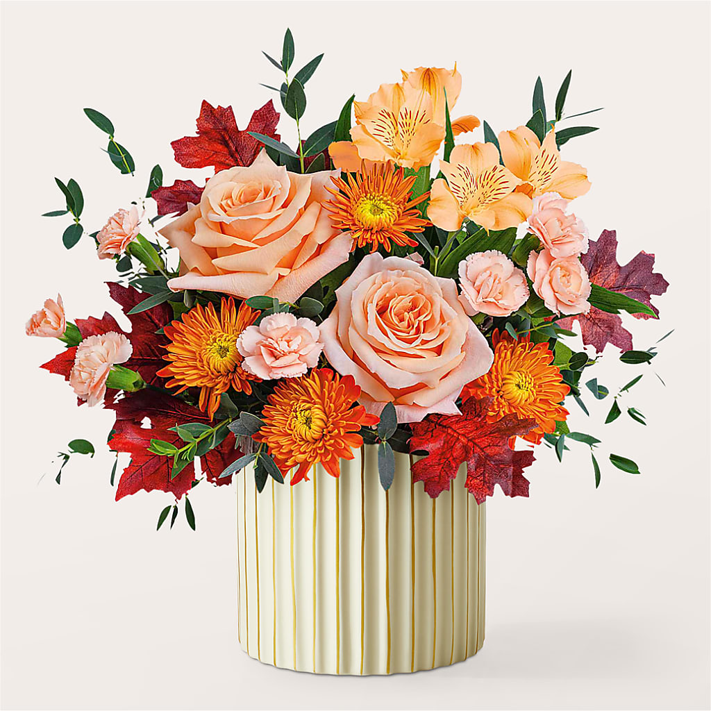 Spiced Latte Bouquet with Ivory Vase – FORGET ME NOT FLOWERS & GIFTS, Walnut Creek CA