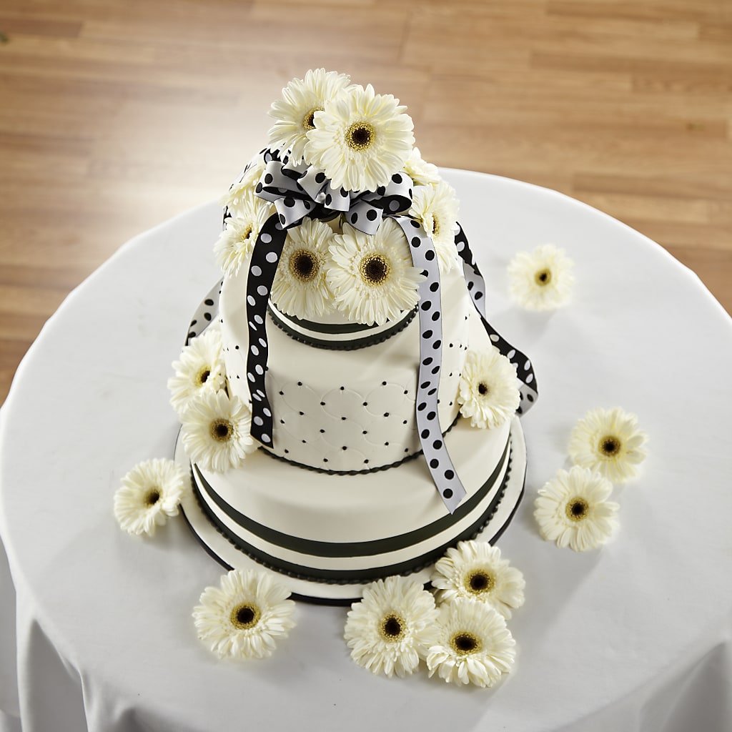 Simple Sophistication Cake Décor – FORGET ME NOT FLOWERS & GIFTS, Walnut Creek CA