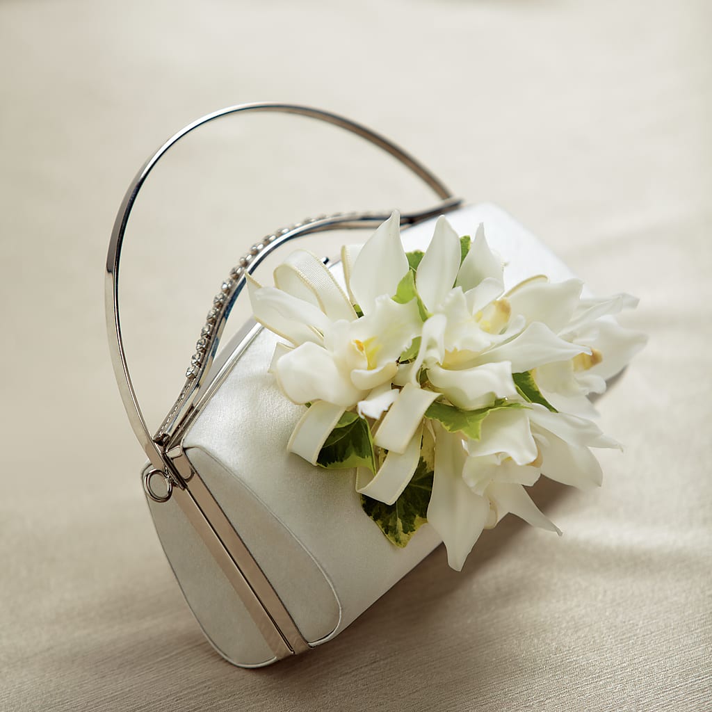 White Purse Decor – FORGET ME NOT FLOWERS & GIFTS, Walnut Creek CA