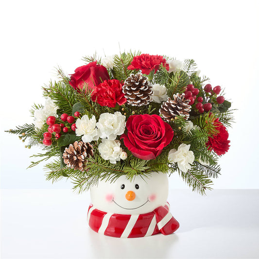 Jolly Snowman Bouquet – FORGET ME NOT FLOWERS & GIFTS, Walnut Creek CA