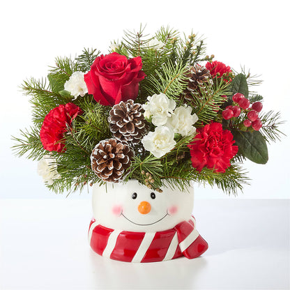 Jolly Snowman Bouquet – FORGET ME NOT FLOWERS & GIFTS, Walnut Creek CA