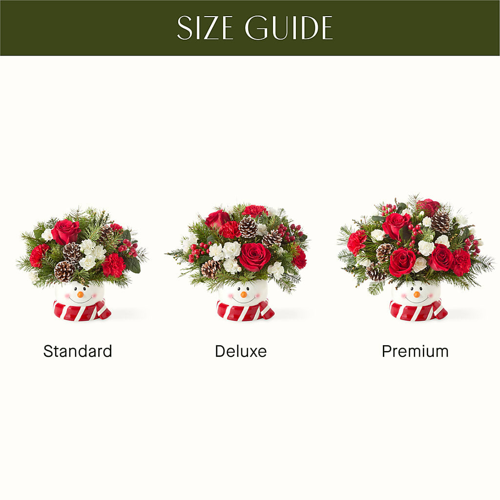 Jolly Snowman Bouquet – FORGET ME NOT FLOWERS & GIFTS, Walnut Creek CA