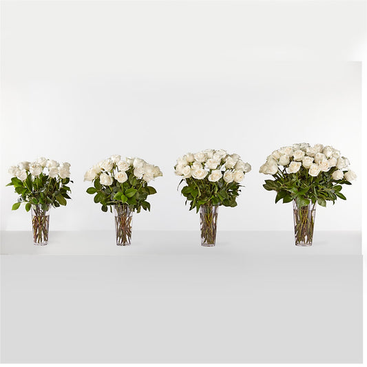 Long Stem White Rose Bouquet – FORGET ME NOT FLOWERS & GIFTS, Walnut Creek CA