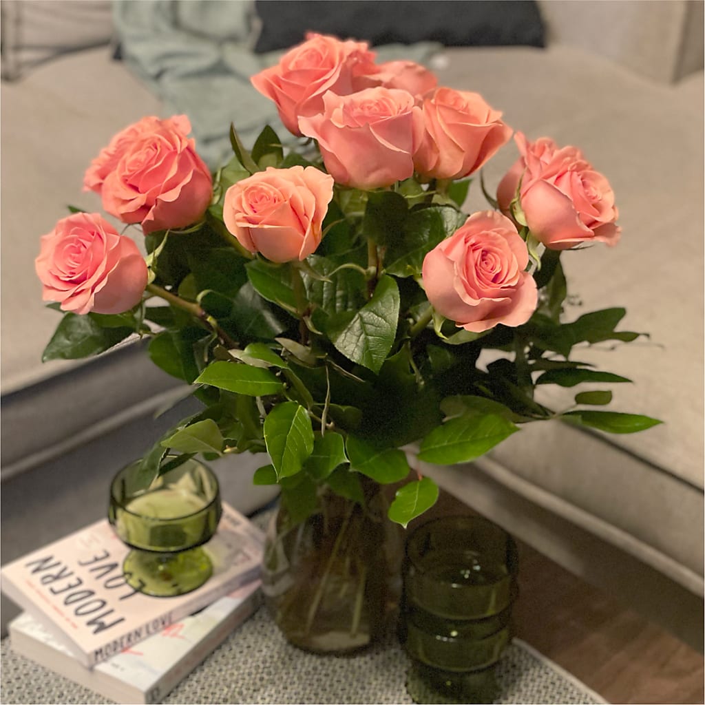 Long Stem Pink Rose Bouquet – FORGET ME NOT FLOWERS & GIFTS, Walnut Creek CA