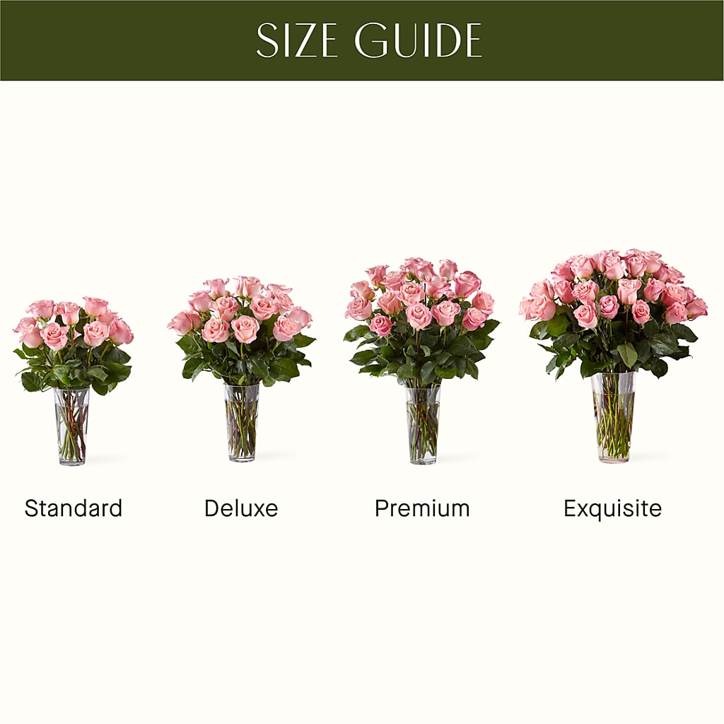 Long Stem Pink Rose Bouquet – FORGET ME NOT FLOWERS & GIFTS, Walnut Creek CA
