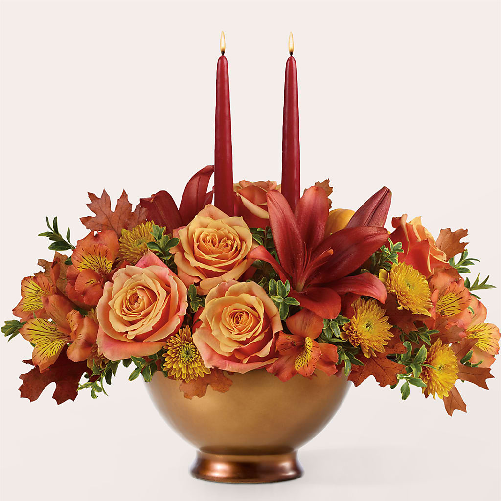 Harvest Table Centerpiece – FORGET ME NOT FLOWERS & GIFTS, Walnut Creek CA
