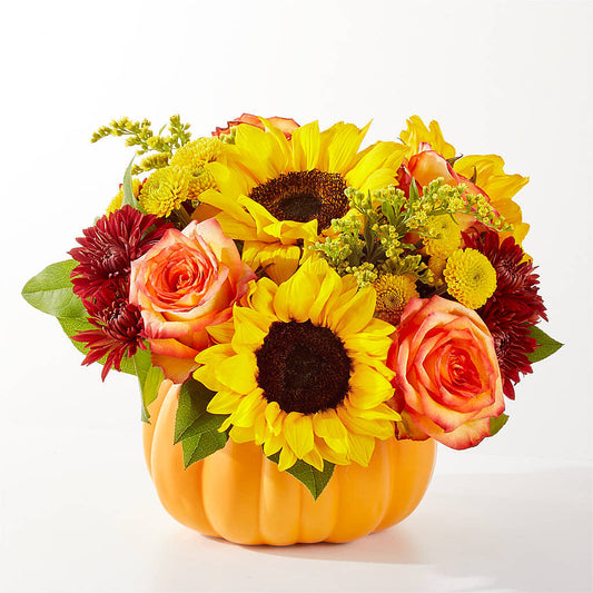 Golden Gourd Pumpkin Bouquet – FORGET ME NOT FLOWERS & GIFTS, Walnut Creek CA