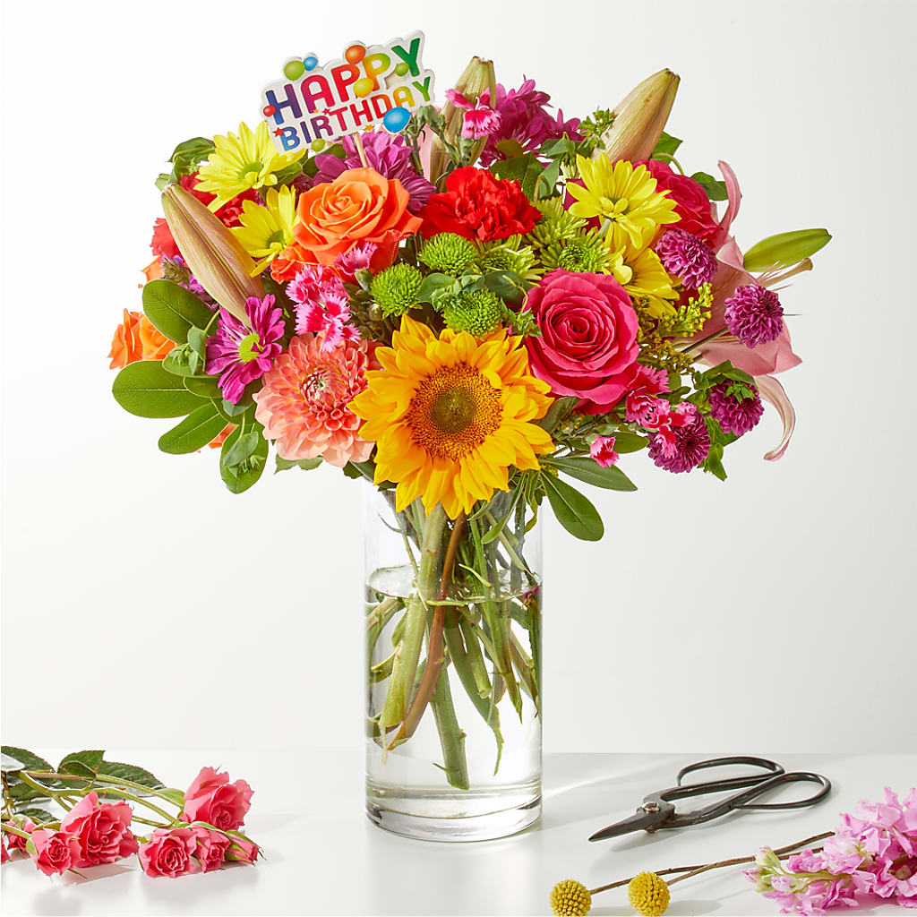 Cue the Confetti - A Florist Original – FORGET ME NOT FLOWERS & GIFTS, Walnut Creek CA