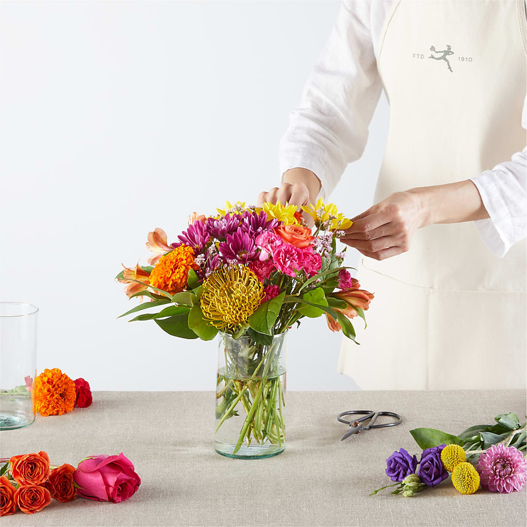 Feast of Color – A Florist Original – FORGET ME NOT FLOWERS & GIFTS, Walnut Creek CA