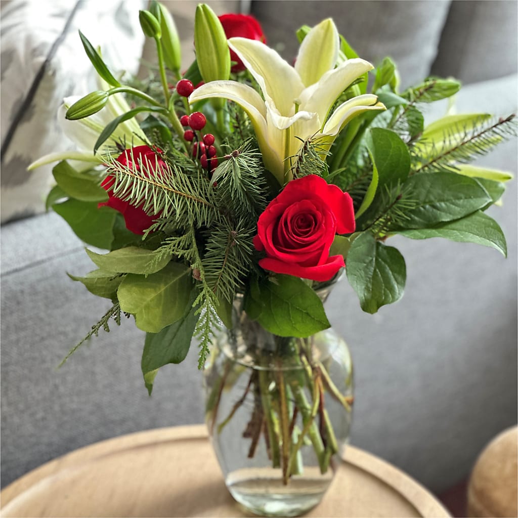 Sparkling Snowflakes Bouquet – FORGET ME NOT FLOWERS & GIFTS, Walnut Creek CA