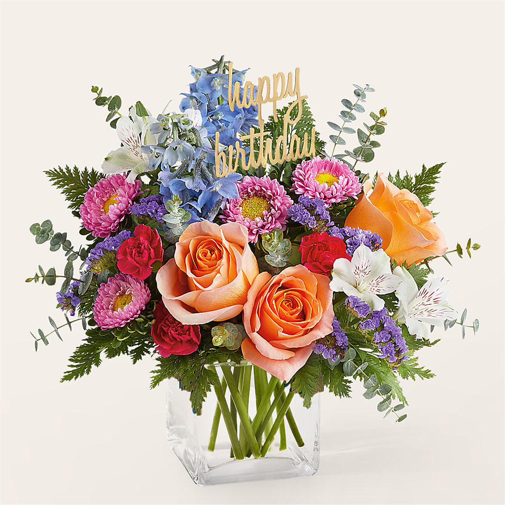 Birthday Bash Bouquet – FORGET ME NOT FLOWERS & GIFTS, Walnut Creek CA