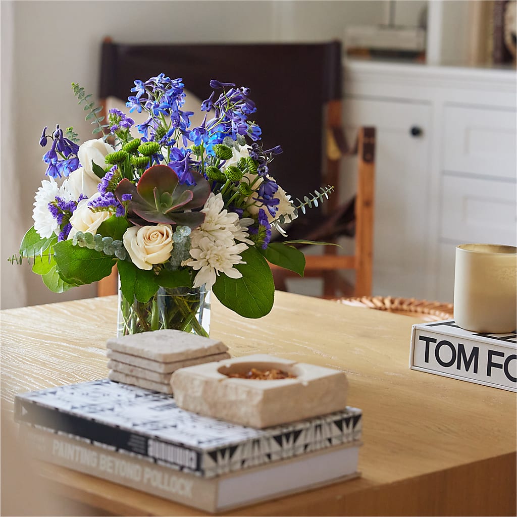 Cerulean Waves Bouquet – FORGET ME NOT FLOWERS & GIFTS, Walnut Creek CA
