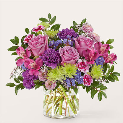 Glass Half Full Bouquet – FORGET ME NOT FLOWERS & GIFTS, Walnut Creek CA