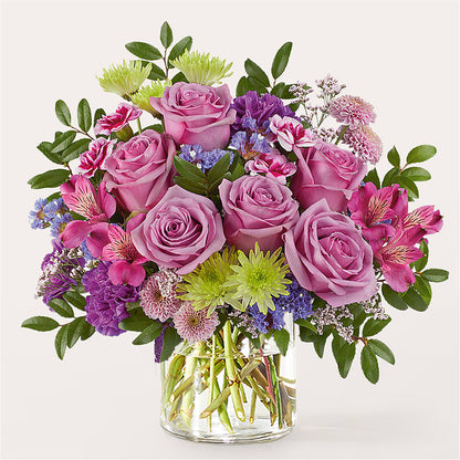 Glass Half Full Bouquet – FORGET ME NOT FLOWERS & GIFTS, Walnut Creek CA