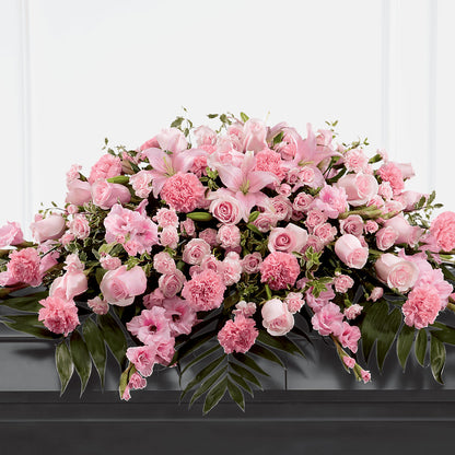 Garden of Comfort Casket Spray (Standard) – FORGET ME NOT FLOWERS & GIFTS, Walnut Creek CA
